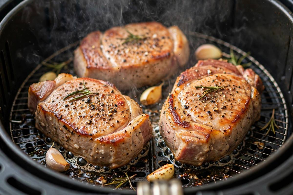 Pork loin steaks
