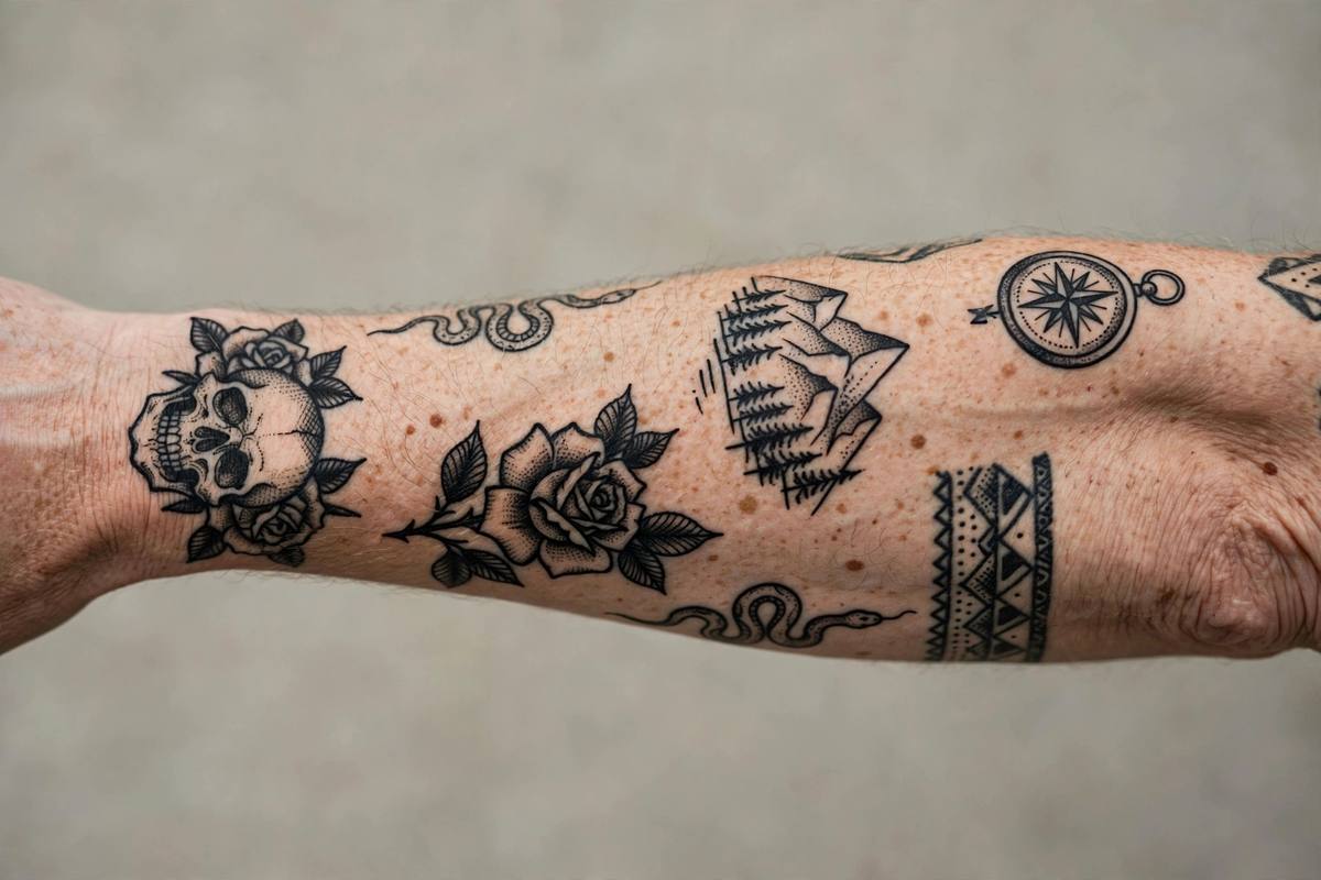 Tattooed arm