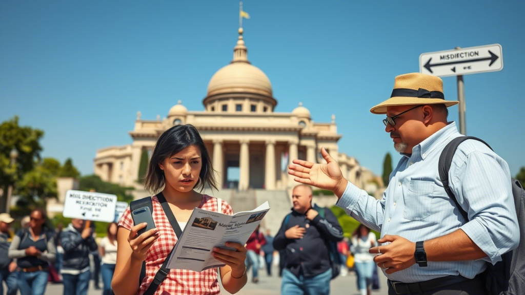 the traveler hired the wrong tour guide