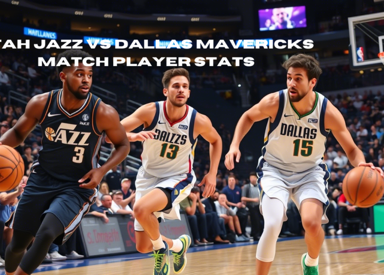 utah jazz vs dallas mavericks match player stats