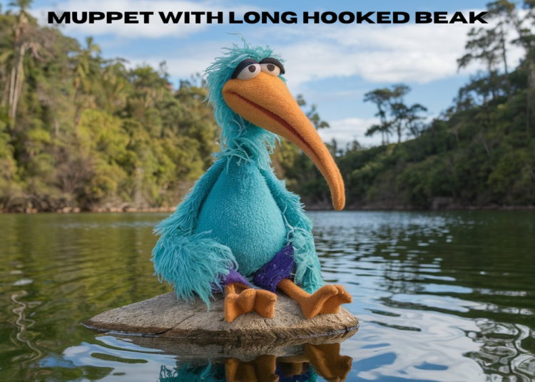 muppet with long hooked beak