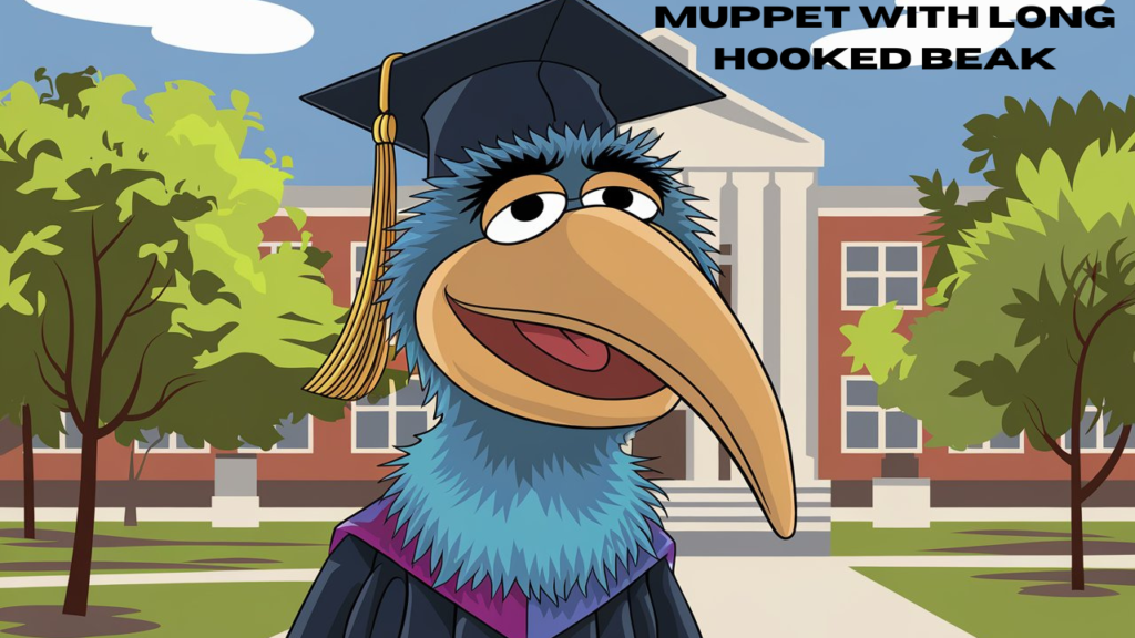 muppet with long hooked beak