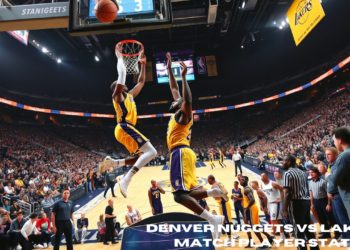 denver nuggets vs lakers match player stats