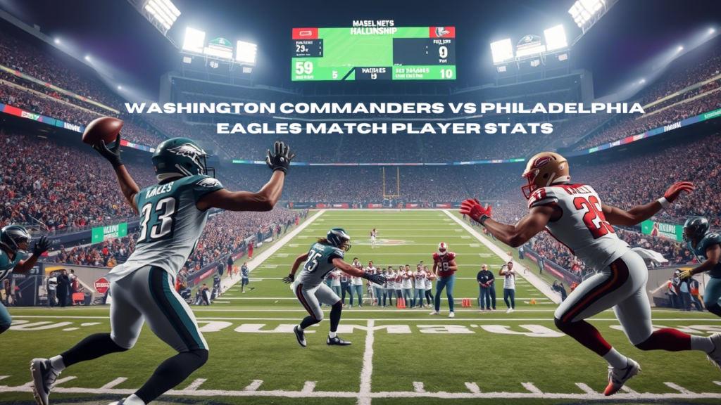 washington commanders vs philadelphia eagles match player stats