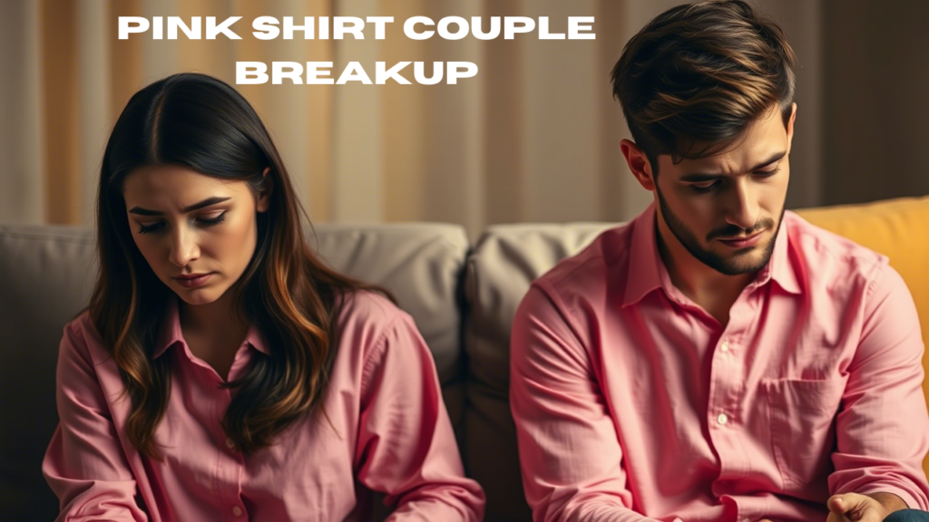 pink shirt couple breakup