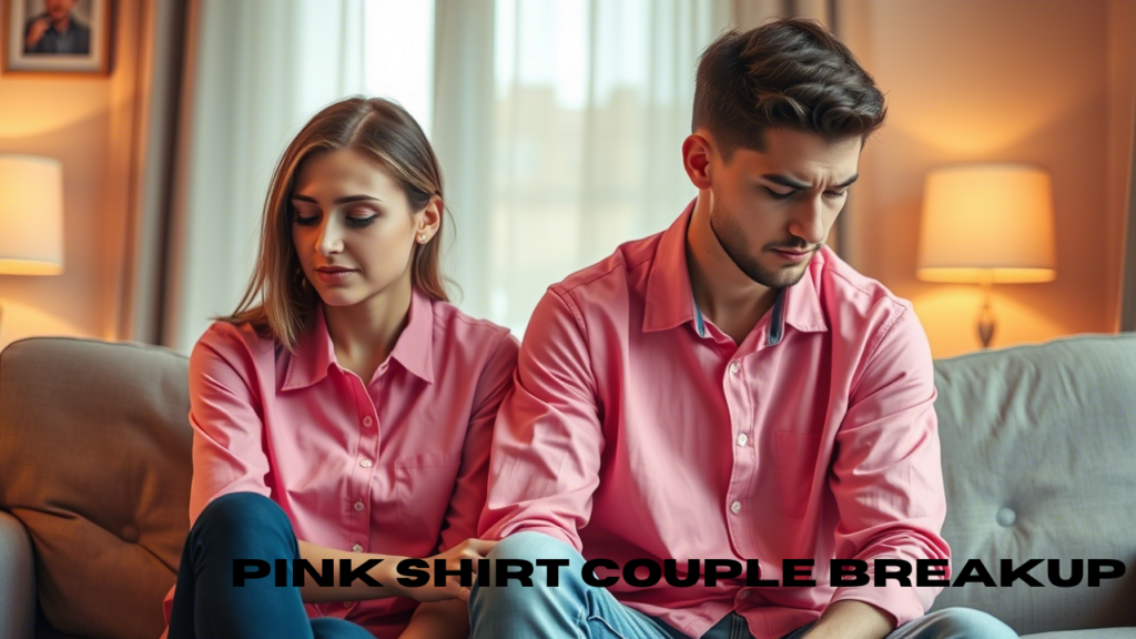 pink shirt couple breakup