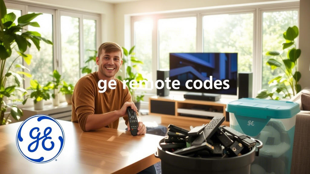 ge remote codes